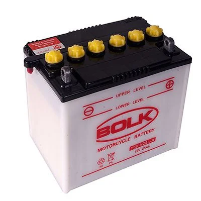 Батарея аккумуляторная BOLK 525015Y60N24LA 25А/ч 220А обратная полярн. болтовые мото клеммы