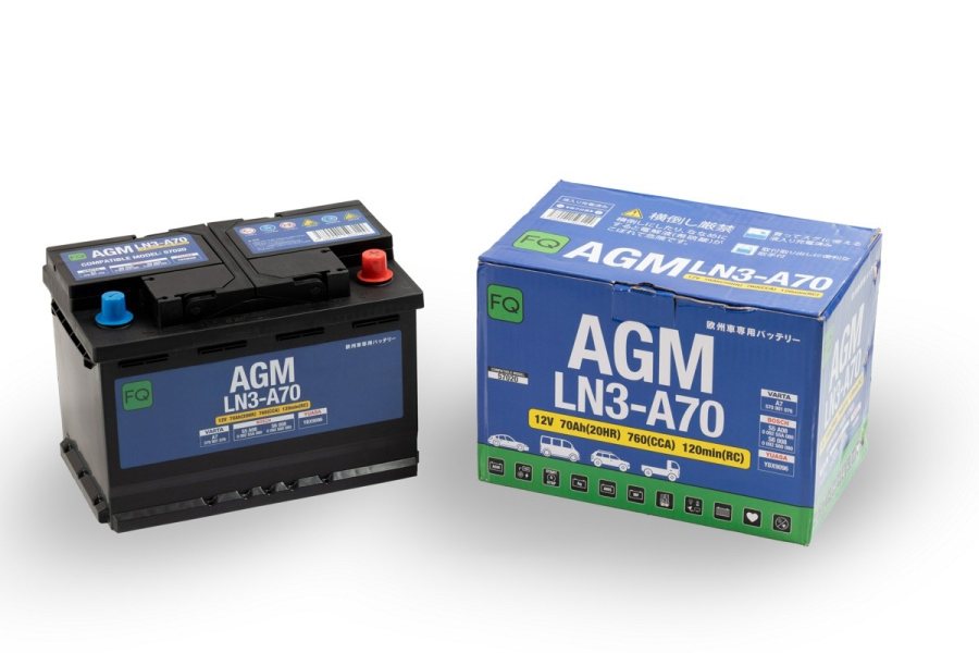 Батарея аккумуляторная FQ LN3A70 70А/ч 760А 12В обратная полярн. стандартные (Европа) клеммы
